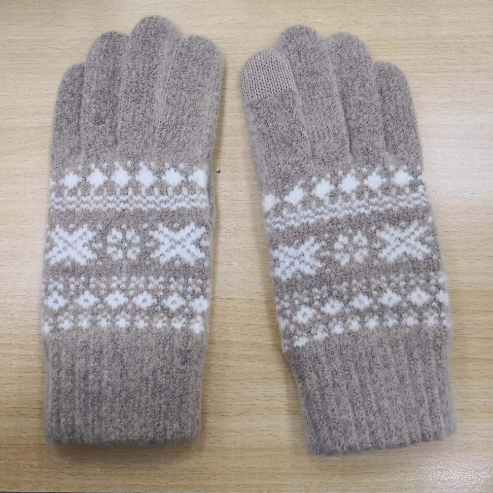 Winter Glove Insulated - Сенсорный экран ‌ Вязаные перчатки с