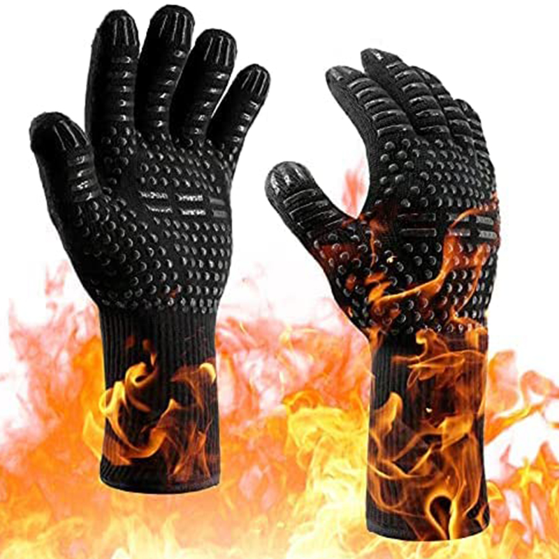 Пара термостойких огнеупорных  – обзор и цена Oven Mitt Silicone