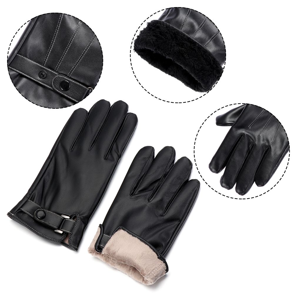 Мужские флисовые теплые кожаны – обзор и цена Leather Driving Glove