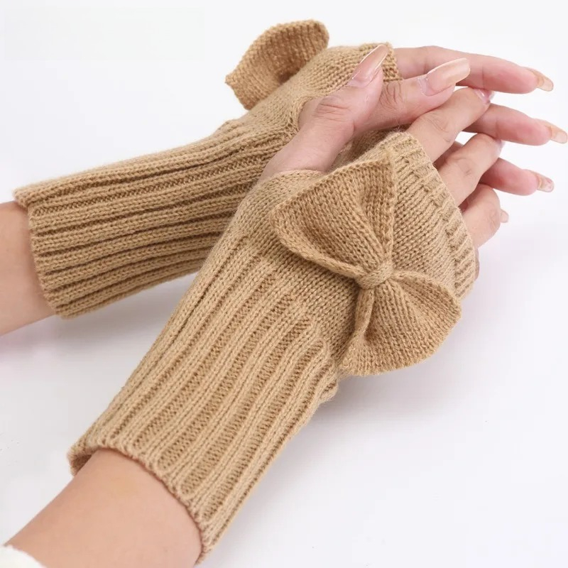 Вязаные перчатки без пальцев с – обзор и цена Fingerless Glove Knit